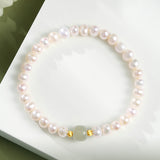 Celestial Pearl Jade Harmony Bracelet