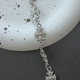 Gothic Cross Stainless Steel Bracelet & Necklace Set