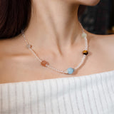 Five Elements Harmony Crystal Necklace