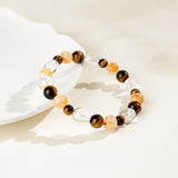 Golden Clarity Crystal Bracelet