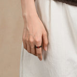 Red Agate & Agarwood Energy Ring