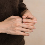 Agarwood & Cherry Blossom Resin Ring