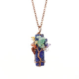 Tree of Life Healing Crystal Pendant Necklace