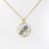 Ethereal Blossom Resin Necklace