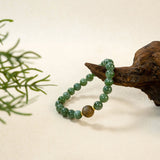 Qi Nan Agarwood & Celestial Jade Beaded Bracelet