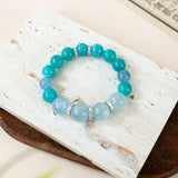 Aquamarine & Amazonite Serenity Bracelet