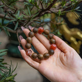 Ember Wood & Carnelian Vitality Bracelet