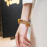 Citrine & Sandalwood Prosperity Bracelet Set
