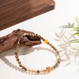Citrine & Sandalwood Prosperity Bracelet Set