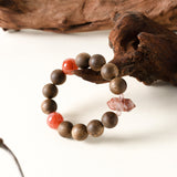 Ember Wood & Carnelian Vitality Bracelet