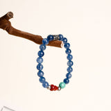 Kyanite, Coral & Turquoise Alignment Bracelet