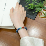 Kyanite, Coral & Turquoise Alignment Bracelet