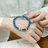 Kyanite, Coral & Turquoise Alignment Bracelet