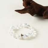 Rooster Zodiac Clarity Bracelet – Quartz & Howlite