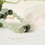Tiger Zodiac Guardian Bracelet – Prehnite & Labradorite for Courage