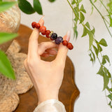 Horse Zodiac Spirit Bracelet – Carnelian & Amethyst for Energy