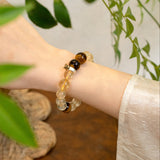 Ox Zodiac Guardian Bracelet – Grounding Tiger’s Eye & Rutilated Quartz