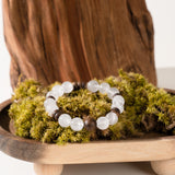 Pure Essence Crystal & Wood Bracelet