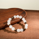Pure Essence Crystal & Wood Bracelet