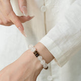 Pure Essence Crystal & Wood Bracelet