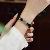 Black Obsidian Pixiu Bracelet