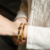 Golden Radiance Crystal Bracelet