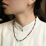 Celestial Harmony Gemstone Necklace
