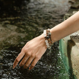 Pure Essence Crystal & Wood Bracelet