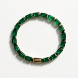 Emerald Radiance Tennis Bracelet – Vintage Glamour Reimagined