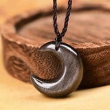 Lunar Insight Cat’s Eye Moon Necklace