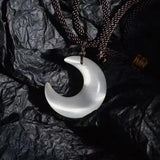Lunar Insight Cat’s Eye Moon Necklace