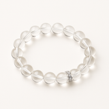 Metal Clarity Quartz Bracelet
