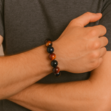 Trinity Tiger’s Eye Bracelet – Focus, Courage & Insight