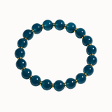Blue Chalcedony Heart Flow Bracelet